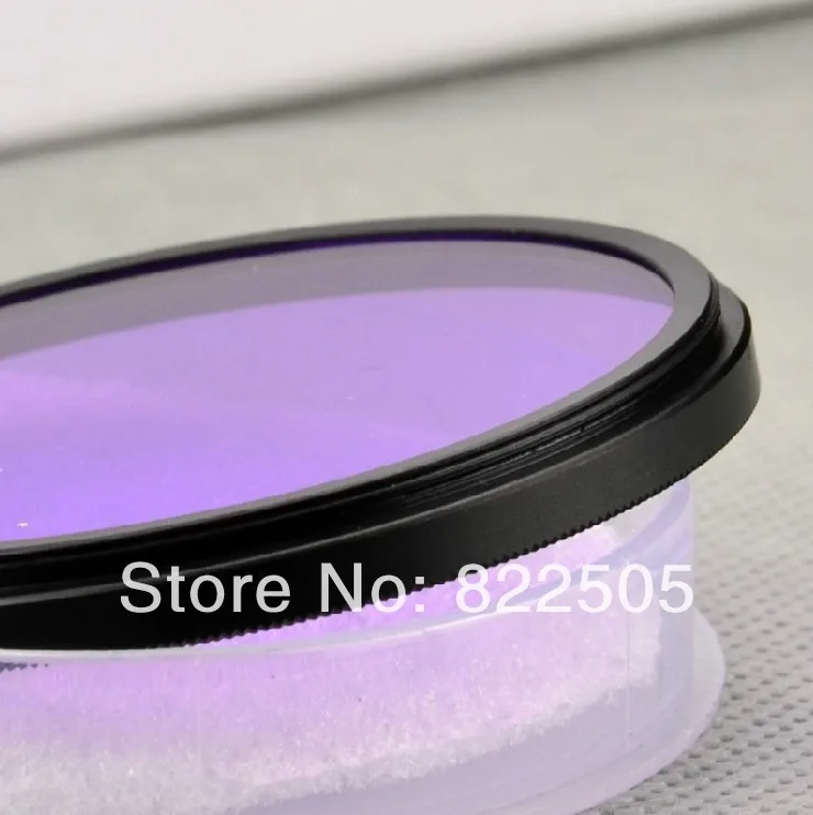 High quality 49mm 49 mm full purple circle camera filter for DSLR Nikon Canon Sony Olympus Pentax Camera Lens -AU | Электроника