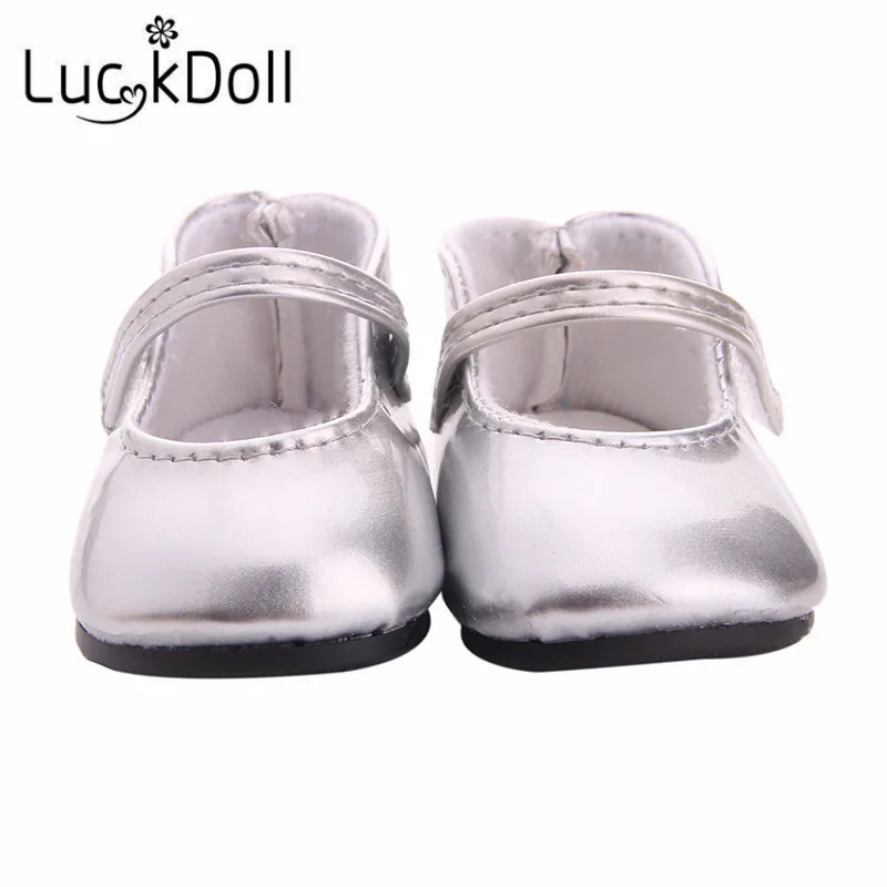 LUCKDOLL Высококачественная обувь принцессы подходит для 18 дюймовой американской