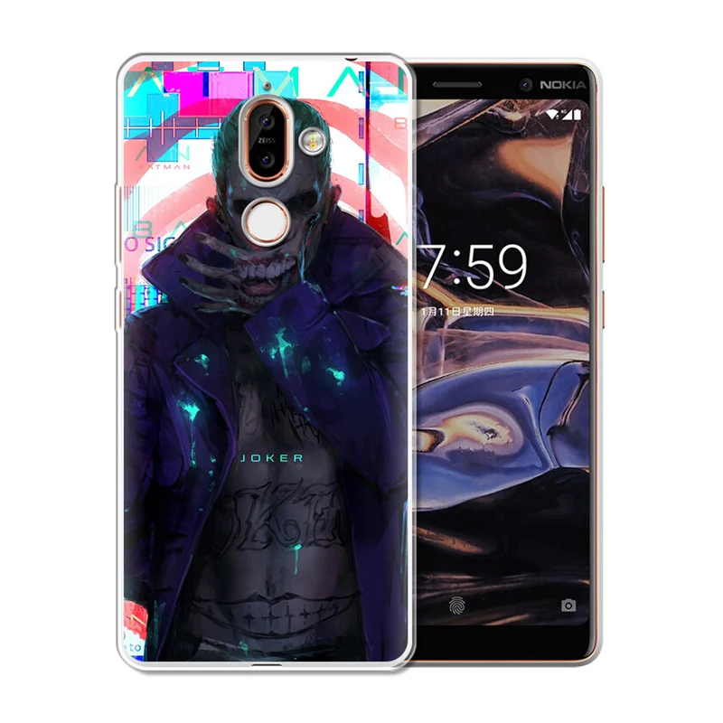 Joker venom marvel Человек-паук Железный человек для Nokia 1 3 5 8 6 2 7 Plus 9 X6 2018 X7 X3 чехол |
