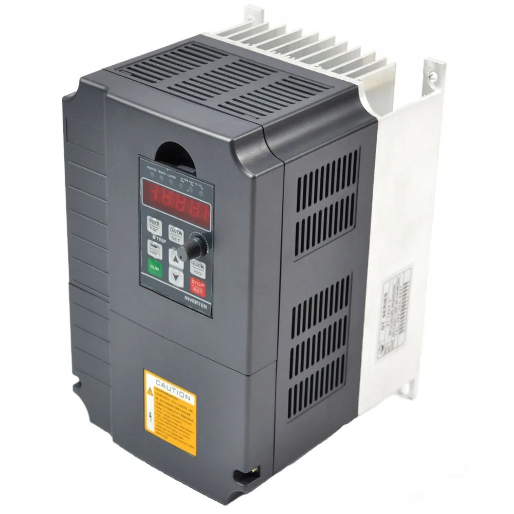 Частотный инвертор VFD 7.5kw 220V 10HP переменный Частотный привод инвертор контроллер скорости двигателя