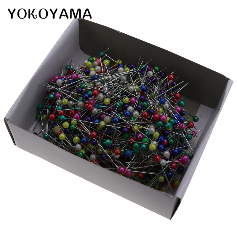YOKOYAMA 1 упаковка круглые жемчужные головки искусственные цветы кройка и шитье