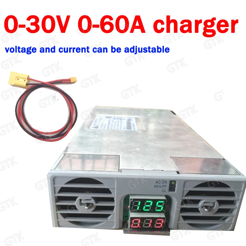 LTO lifepo4 литиевая батарея для детей, на возраст от 0 до 30V 0-60A 1800W Регулируемое зарядное устройство батареи 12V 60A 50A 40A 30A 20A 25A 14,6 V 16,8 V 24V 36V 48V зарядное устройство