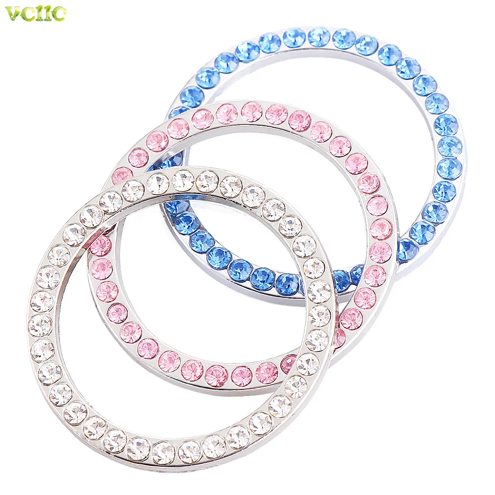 Кристальный автомобильный двигатель старт Стоп ключ зажигания кольцо для Mercedes