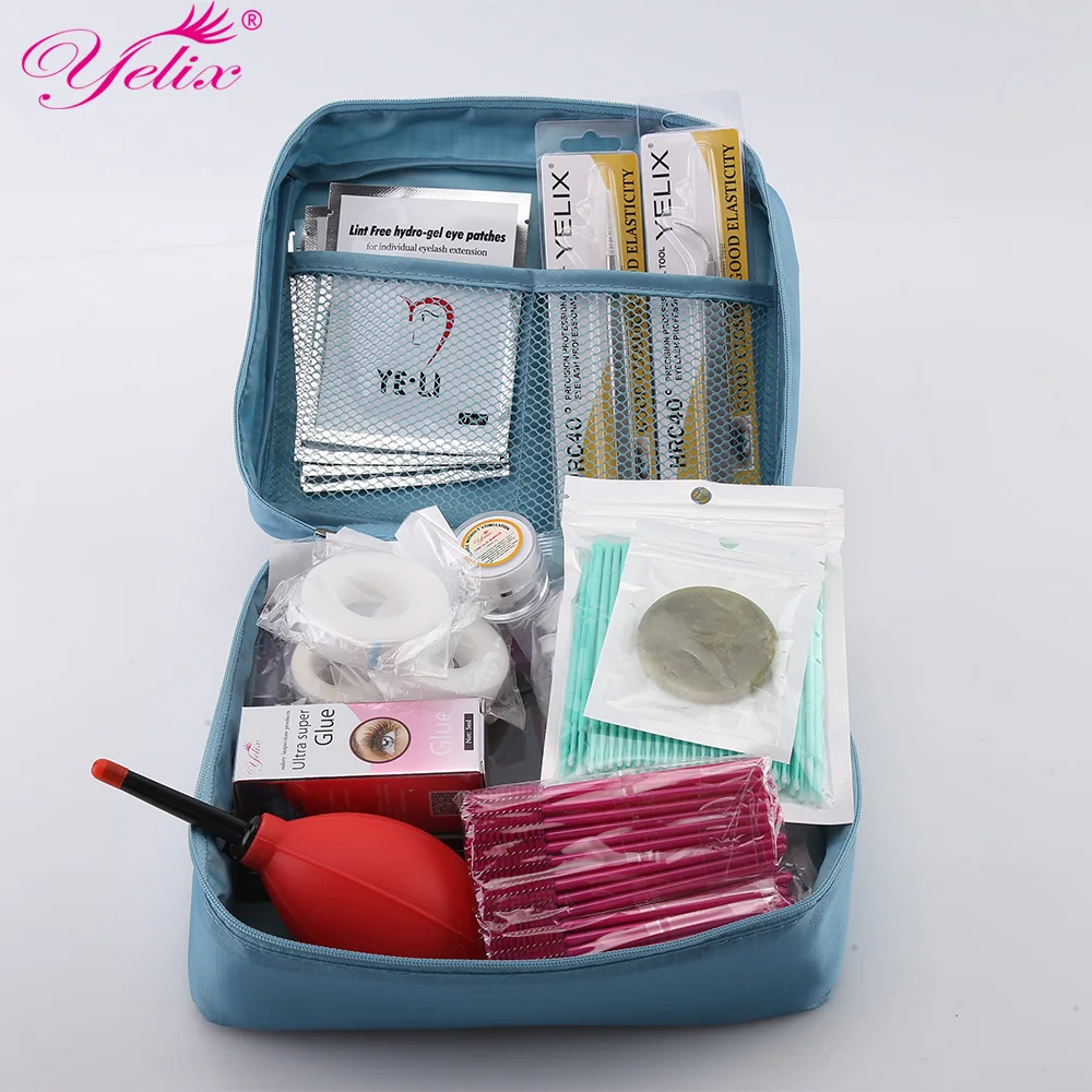 Professional Makeup Eye Lashes Tools kit Natural False Eyelash Extension Tool Mink eyelashes Beauty set 12 kinds | Красота и здоровье