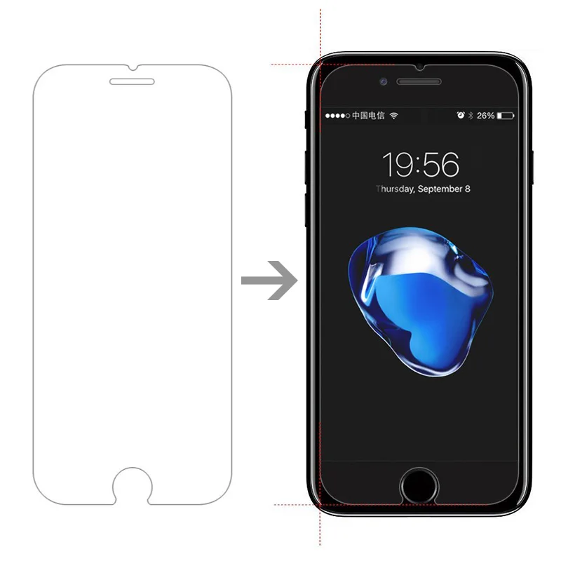 Ultra HD Tempered Glass Screen Protector Case For iPhone 5 5S 5C SE Toughened Protective Film Phone Cover Cases |