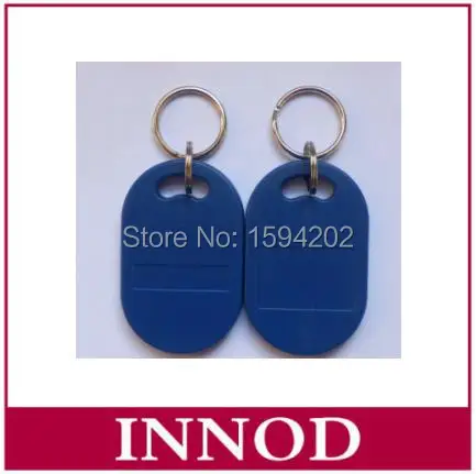 100pcs/lot small keychain tag TK4100 chip rewrite program Proximity Key fobs 125KHz LF RFID keycard Tag with iso14443a protocol |
