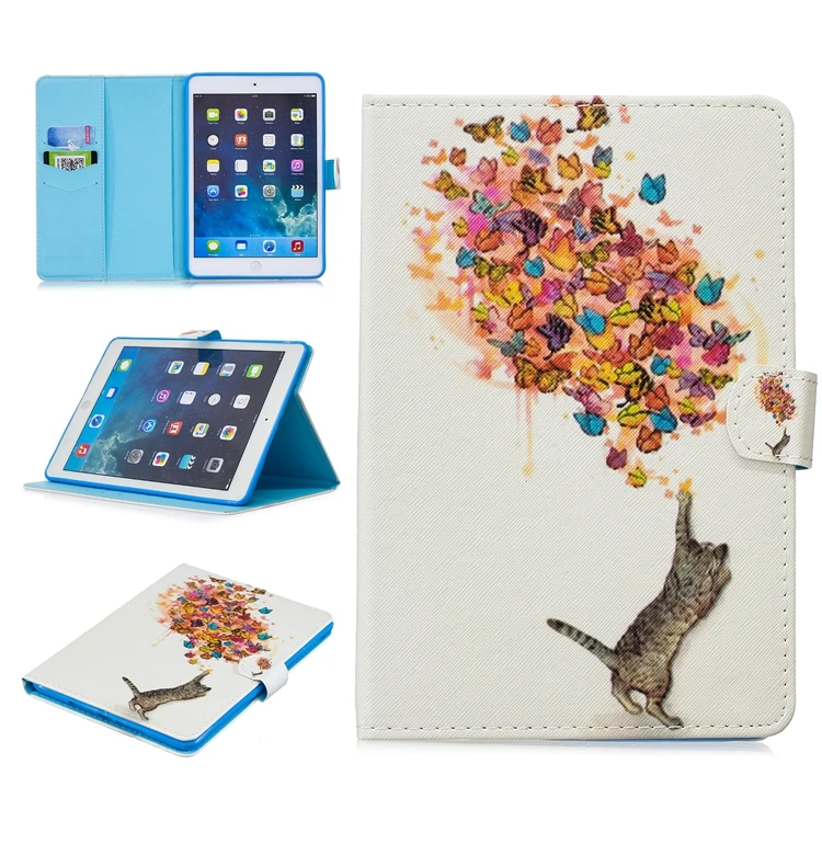 Телефон Etui для Coque iPad mini 1/2/3 Чехол Роскошная бабочка Сова Лев кожаный бумажник откидная крышка для Apple iPad mini 1/2/3 Capinha