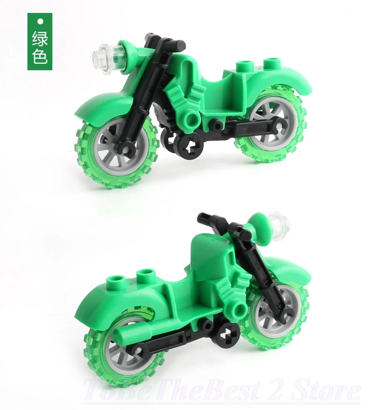 DPJ223-4 Лидер продаж Duplo мультфильм город автомобиль спасательная машина скорой помощи гоночный автомобиль модель строительные блоки Duploed конструктор развивающий игрушки для детей города - Цвет: DPJ223-4