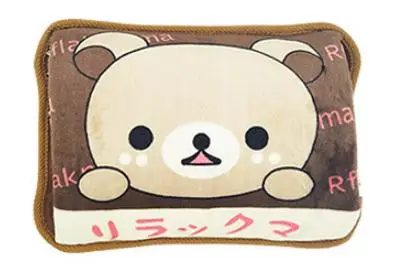 Brown Bear Saim мультяшная электрическая грелка, безопасная грелка для рук, 220 В, зарядка, грелка, сумка, зима, взрывозащищенные грелки, JJ50638 - Цвет: Brown Bear