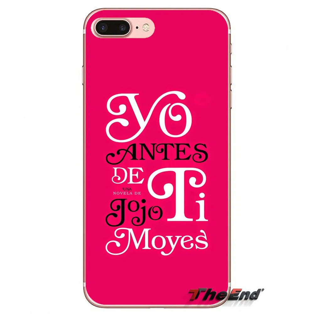 Мягкий чехол с принтом Jojo Moyes для HTC One M7 M8 A9 M9 M10 E9 Plus Desire 630 530 626 628 816 820 Motorola G G2 G3 Me Before