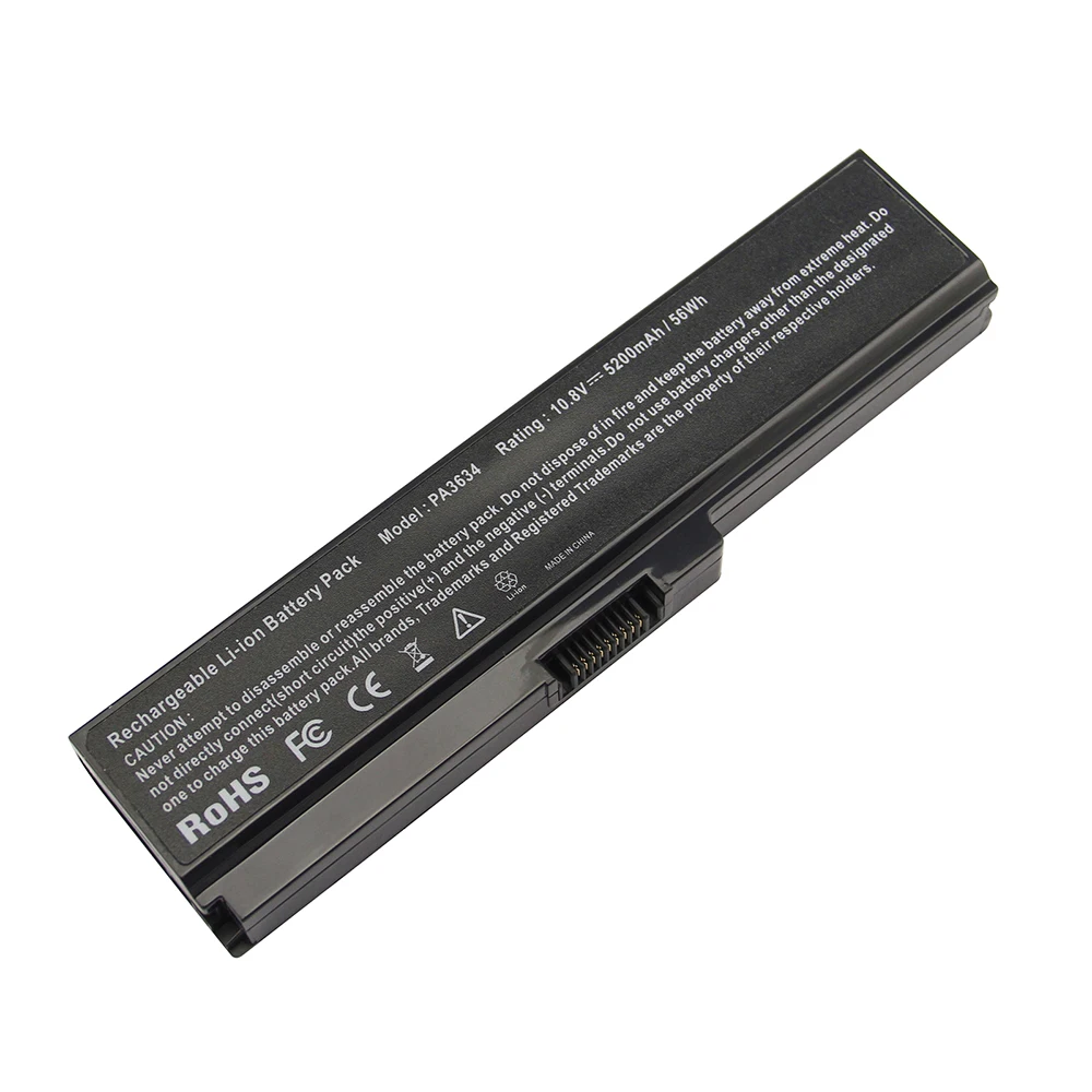 7800mAh for Toshiba Laptop battery PA3634 PA3634U-1BAS PA3635U-1BRM T550 T560 M51 M52 B241 U400 NB510 A660 BT2G01 A660D C650 C | Компьютеры