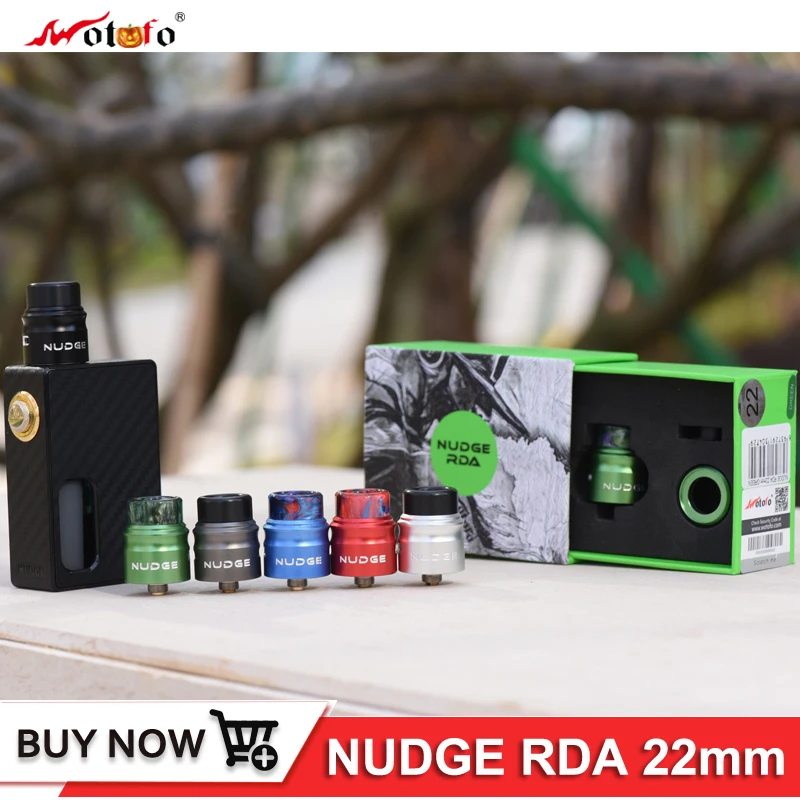 Оригинальный WOTOFO NUDGE RDA танк одна катушка палуба с 810 капельного наконечника 510