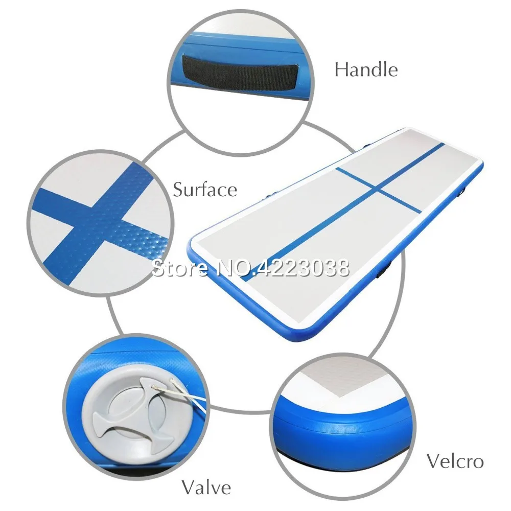 Продажа Бесплатная доставка набор надувной коврик для прыжков, гимнастический воздушный тренажер, надувной спортивный воздушный трек для тренажер...