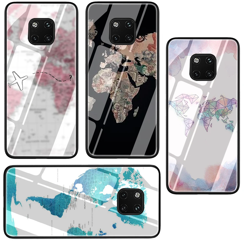 Чехол из закаленного стекла для huawei P10 P20 P30 Y6 Y9 Honor 8X 7A pro 9 10 Lite mate 20 Lite Pro