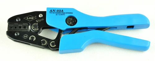 

High quality Ratchet crimp tool AN-03A for crimping non-insulated open barrel terminals 0.1-2.5mm2 crimping tool Wholesale