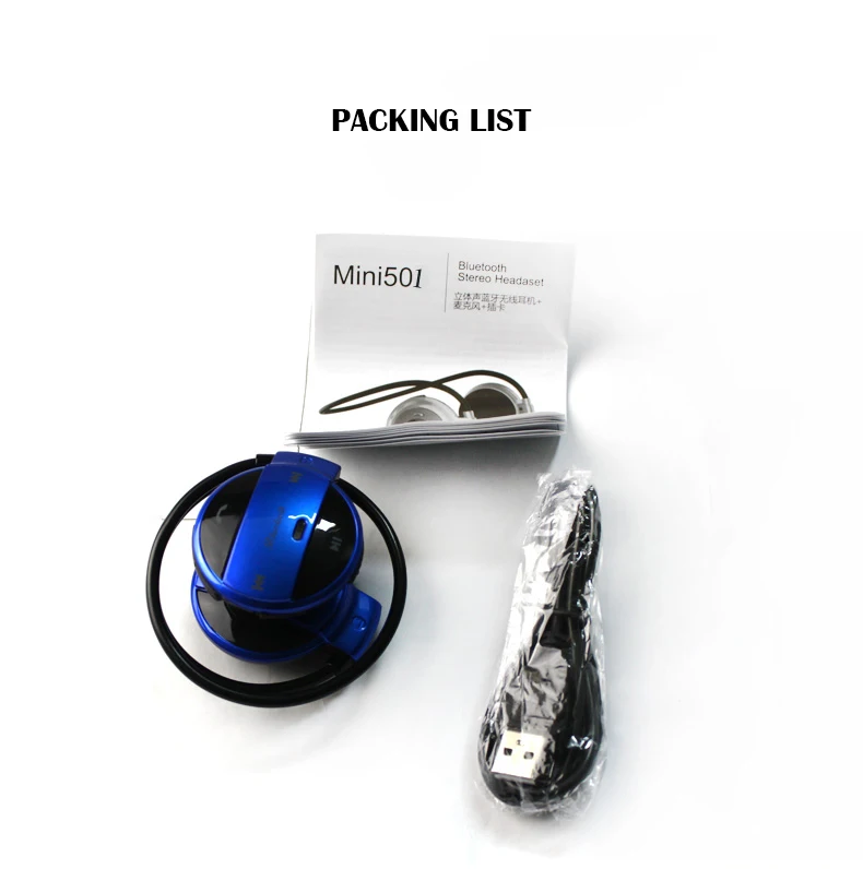 MINI501 беспроводные Bluetooth наушники, стерео складные спортивные наушники, TF карта, наушники FM, беспроводные с микрофоном для телефона