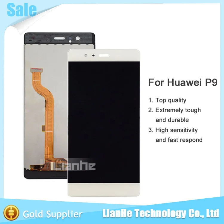 ЖК-Экран для Huawei Ascend P9 100% Новый Высокое Качество Замена Аксессуары ЖК-Дисплей +
