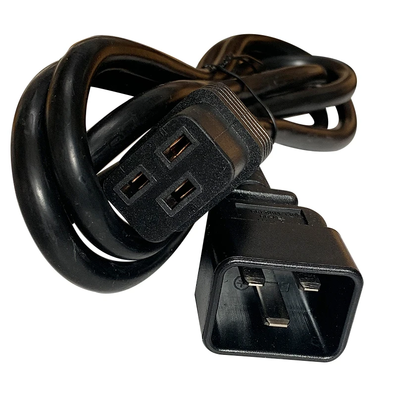 C19-C20, IEC320 C20 штекер для IEC320 C19 женский кабель-удлинитель питания хост сервер машинная комната UPS шнур питания 3*1,5 1,8 м