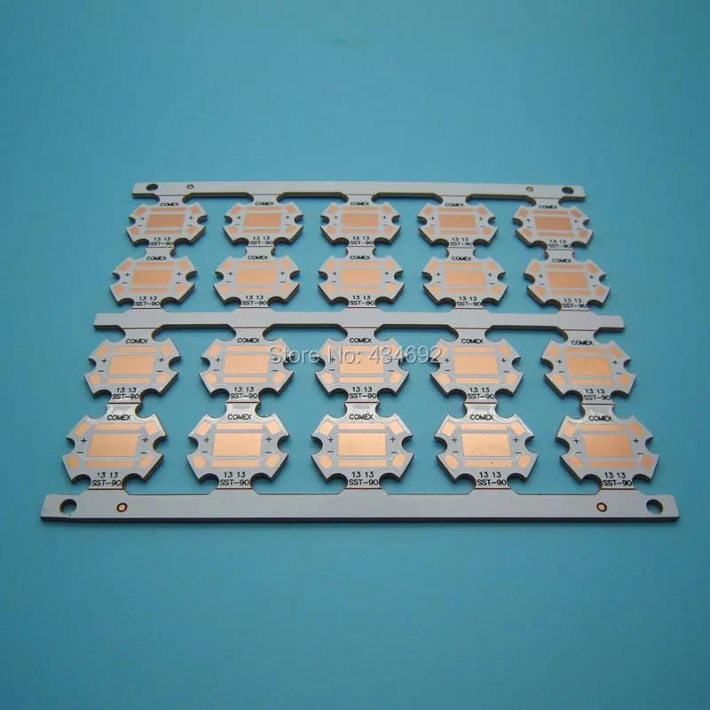 Медная светодиодная печатная плата SST90 20 мм для Luminus светодиодные бусины|board