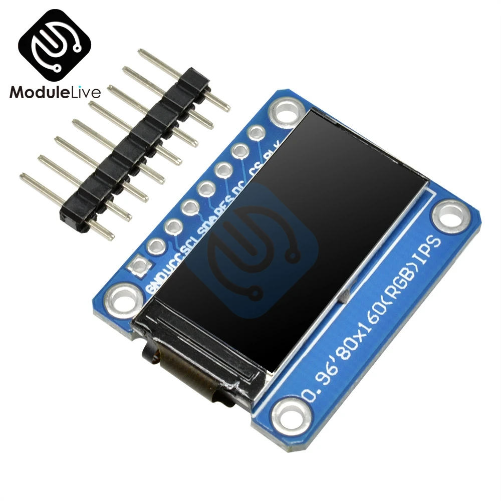 IPS 0 96 дюймов 'Ǝ контактный SPI HD полноцветный TFT Модуль ST7735 Привод IC 80*160 80x160 ЖК