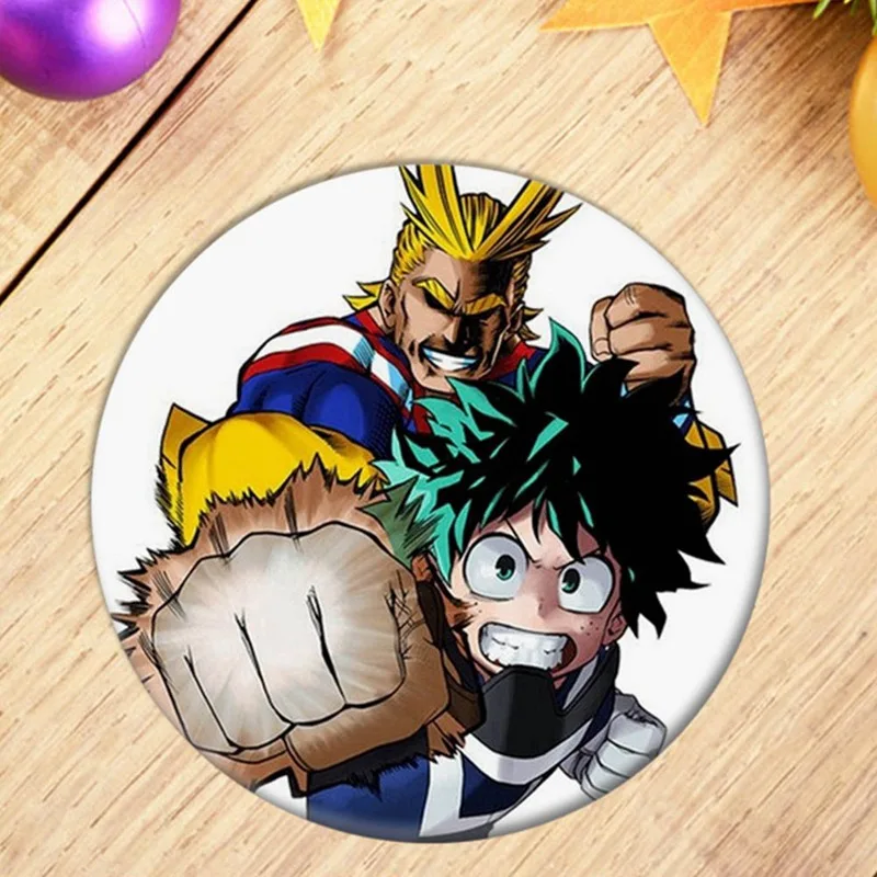 1 шт. аниме мой герой Academy значок косплея мультфильм Boku No Hero Academy брошь на булавке коллекция izku сумки Значки для рюкзаков