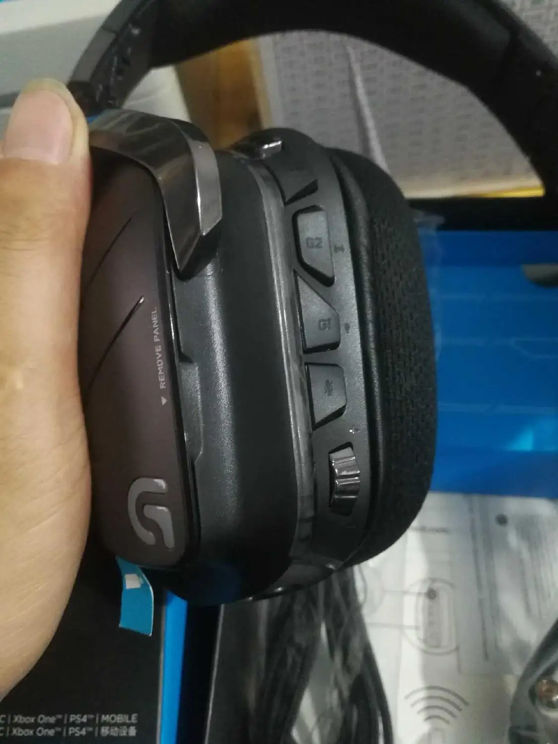 Беспроводные Игровые наушники Logitech (G) G533 7 1 с объемным звуком игровые микрофоном