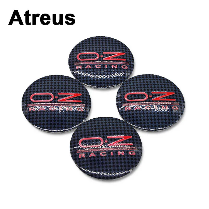 Защитные наклейки Atreus 56 мм на ступицу колеса для автомобилей O.Z Lexus Honda Civic Opel astra h j