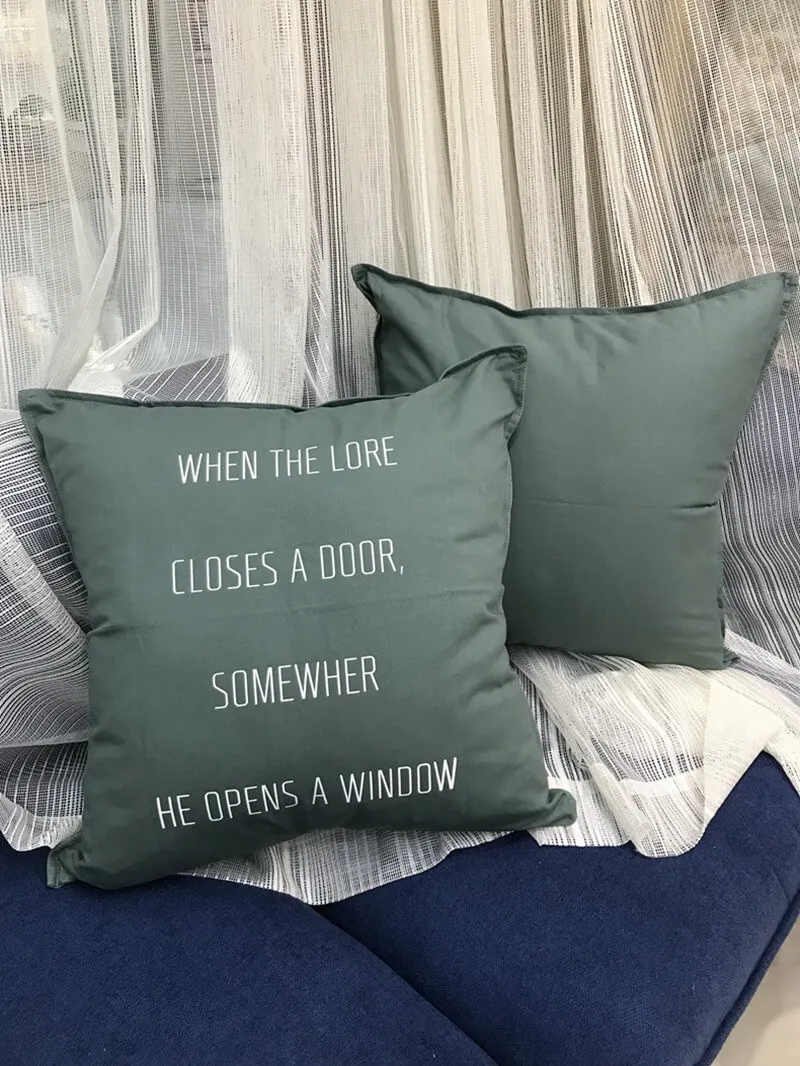 LeRadore Simple Cotton Cushion Cover Throw Pillow Covers Home Hotel Club Company Decor Textiles Case Christmas 18*18in | Дом и сад