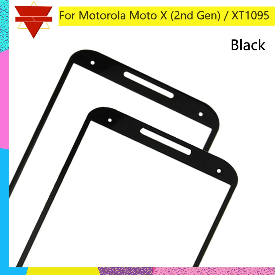 5 2 ЖК Передняя стеклянная линза для Motorola Moto X (2nd Gen) XT1095 передняя внешняя сенсорный