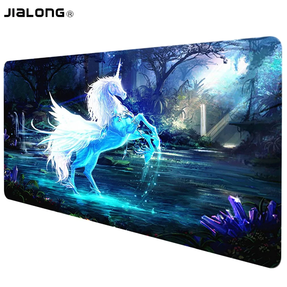 JiaLonG 90x40 см XL большой игровой коврик для мыши компьютерный геймер CS GO клавиатура