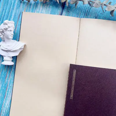 Блокнот n11 для Midori Journal's n01 сетка путешественника Страницы Дневник питания красивый для студентов - Цвет: Kraft Blank Brown