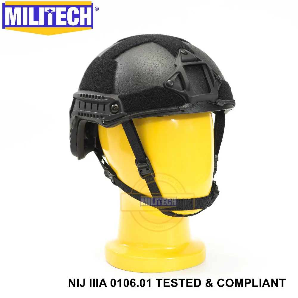Новый пуленепробиваемый арамидный баллистический шлем MILITECH BK NIJ IIIA 3A с