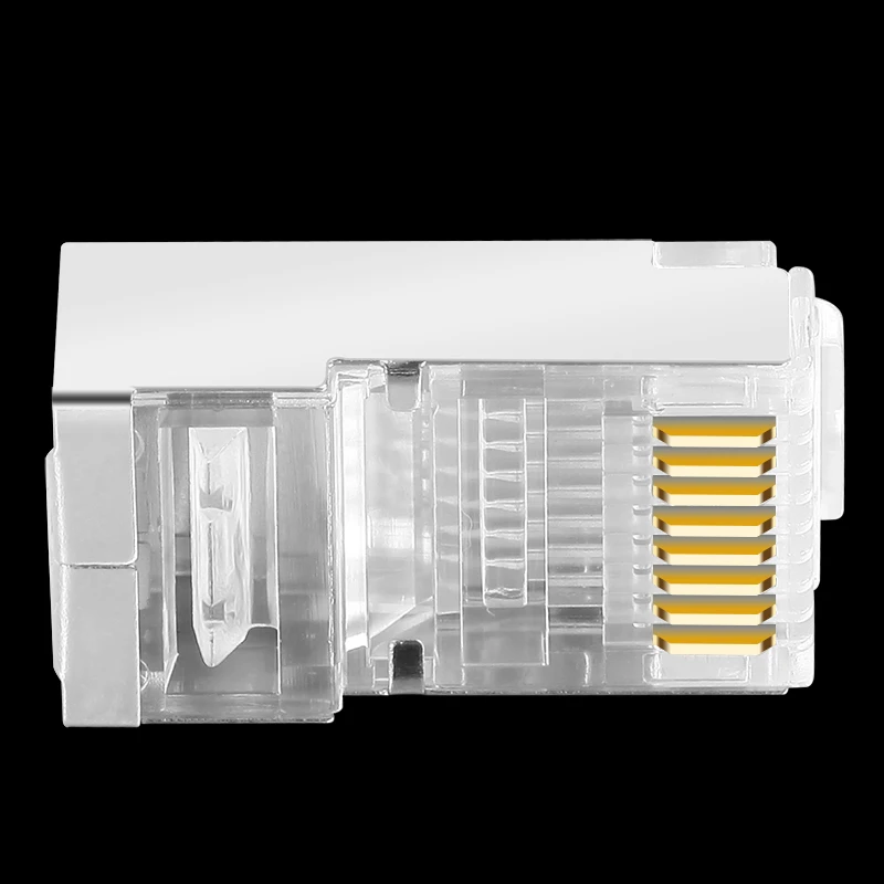 Коннектор Ethernet cncob cat5e экранированный медный корпус rj45 8P8C Кабельная вилка