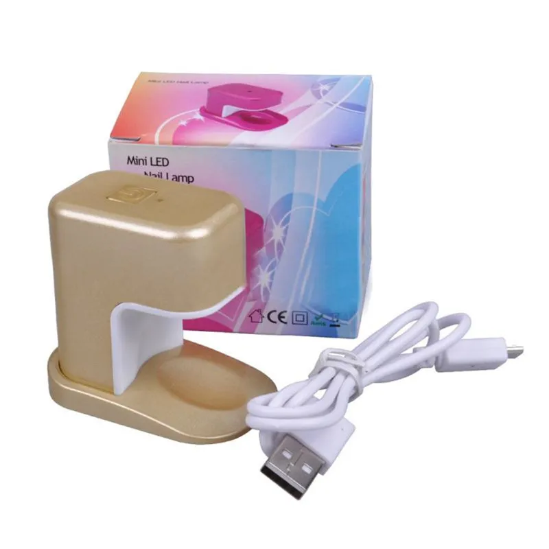 EUSCI 3 Вт мини светодиодная Сушилка для ногтей Портативный одним пальцем