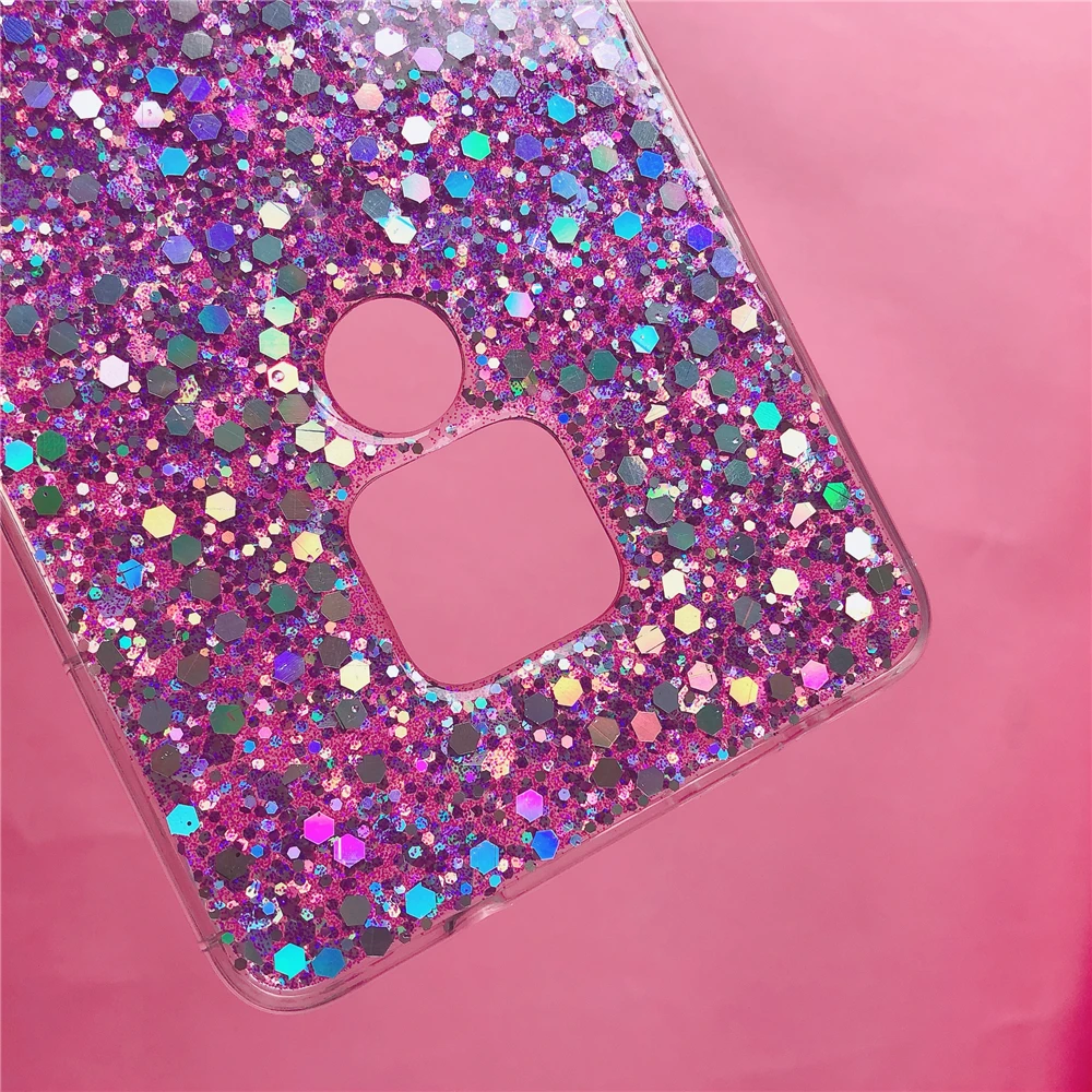 Мягкий блестящий чехол QINUO для Huawei P20 Lite P30 Pro Plus P Smart 2019 Nova 4 2 2S Mate 20X Funda Coque Cover |