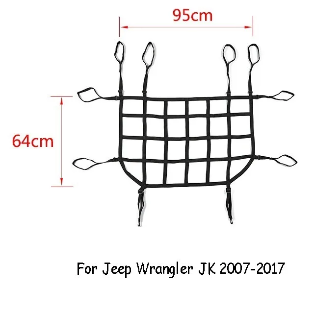 JK TRUNK MOPAI автомобильный чехол для Jeep Wrangler JK JL, автомобильный багажник, Багажник на крыше, грузовой Трейл, сетка для хранения для Jeep Wrangler JK JL 2007 - Название цвета: JK TRUNK
