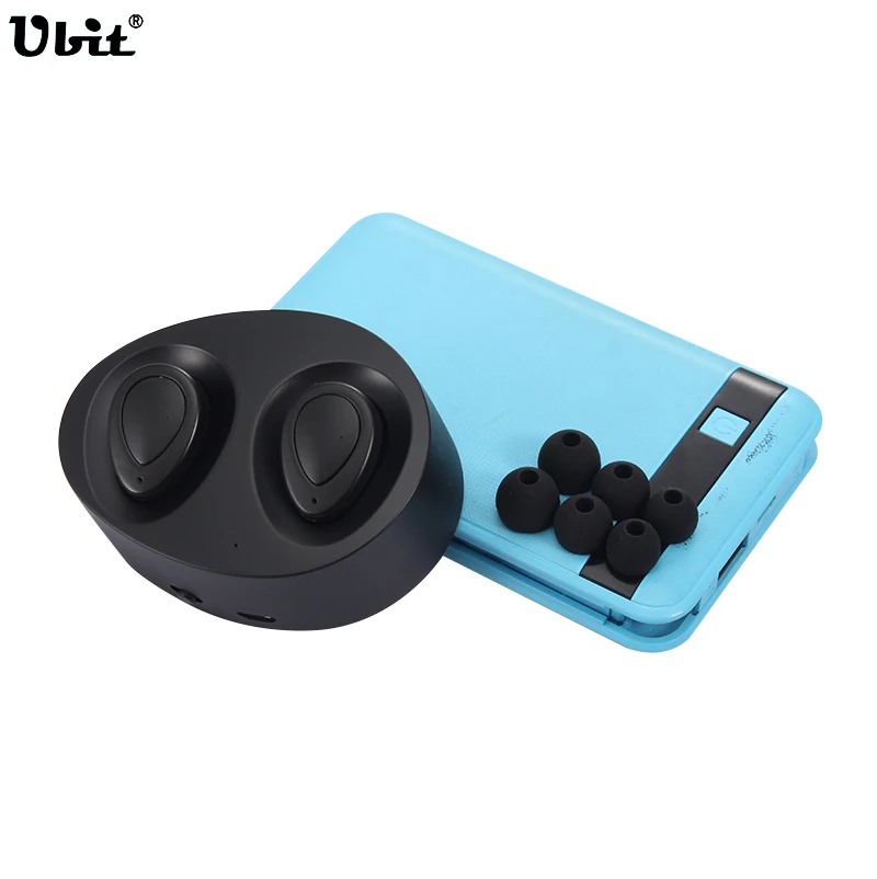 Наушники вкладыши Ubit K2 беспроводные Bluetooth наушники с портативным зарядным