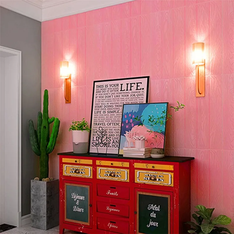 Самоклеющиеся 3D наклейки на стену пенопластовые водонепроницаемые для дома