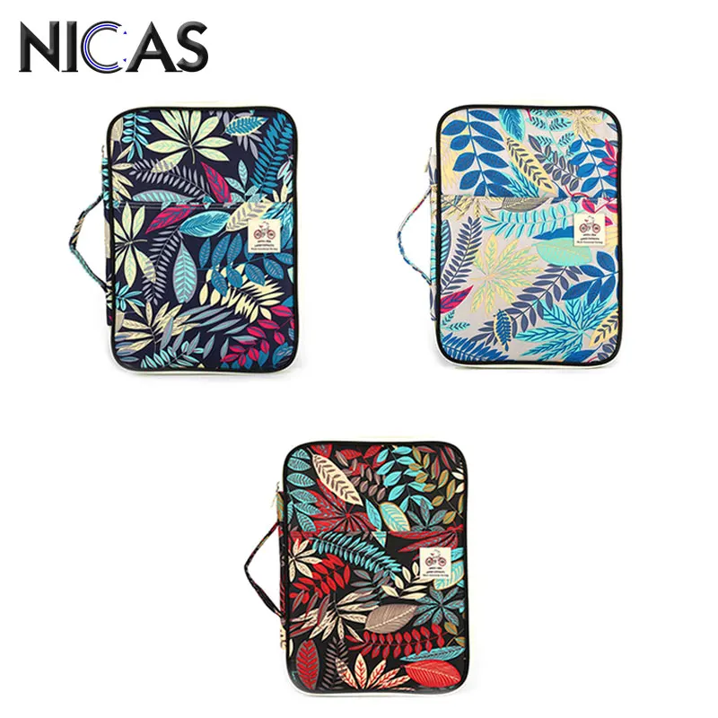 NICAS Multifunction BOHO Style Oxford Cloth Pencil Bag For Pens Notebooks iPad Computer School Portable Stationery F170901b | Канцтовары