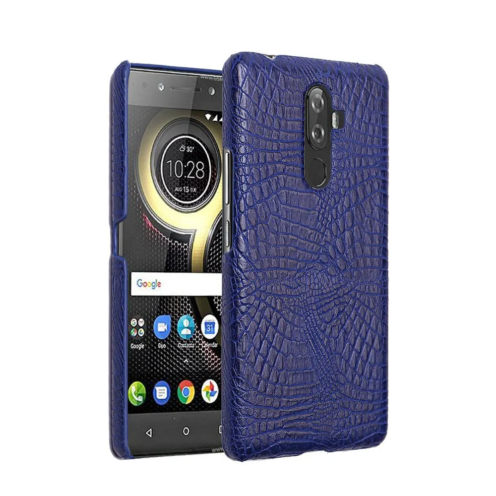 Coque для Lenovo K8 Примечание случае Роскошные крокодил узор из искусственной кожи