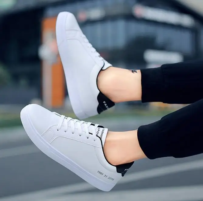 2019 Весенняя Белая обувь мужская повседневная мужские кроссовки крутая уличная