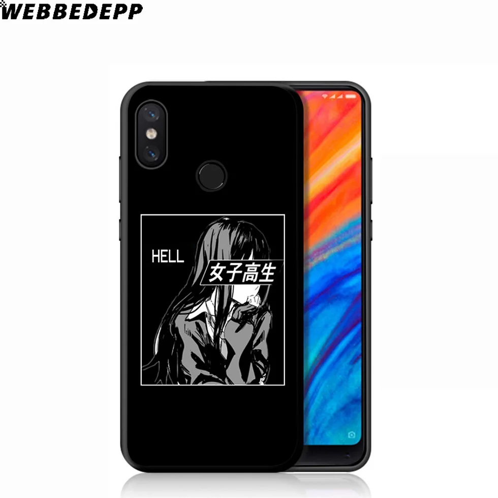 WEBBEDEPP мягкий чехол для девочки с аниме милыми лицами Xiaomi Mi 9T 9 8 SE 6 A1 A2 A3 Lite MiA1 MiA2 MiA3 F1