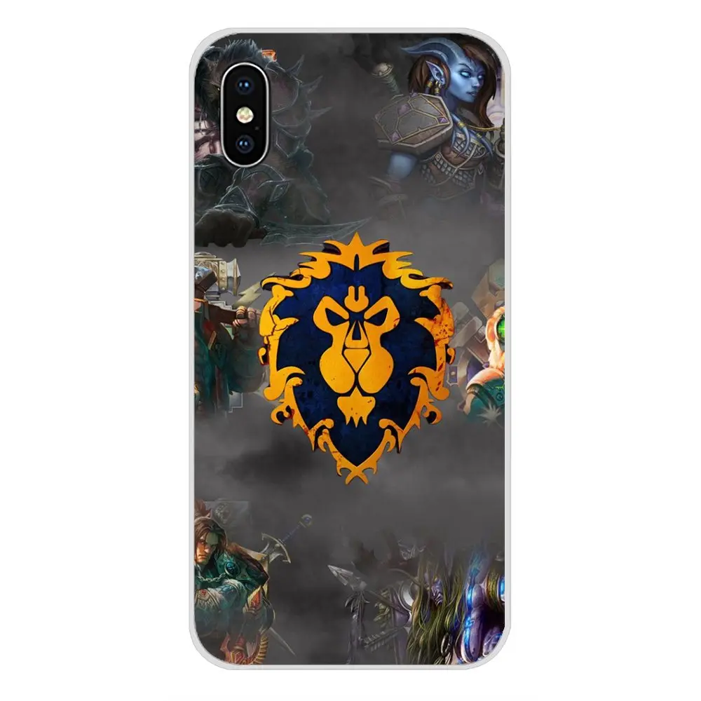 Accessories Phone Shell Covers For Motorola Moto X4 E4 E5 G5 G5S G6 Z Z2 Z3 G G2 G3 C Play Plus game World of Warcraft Alliance | Мобильные