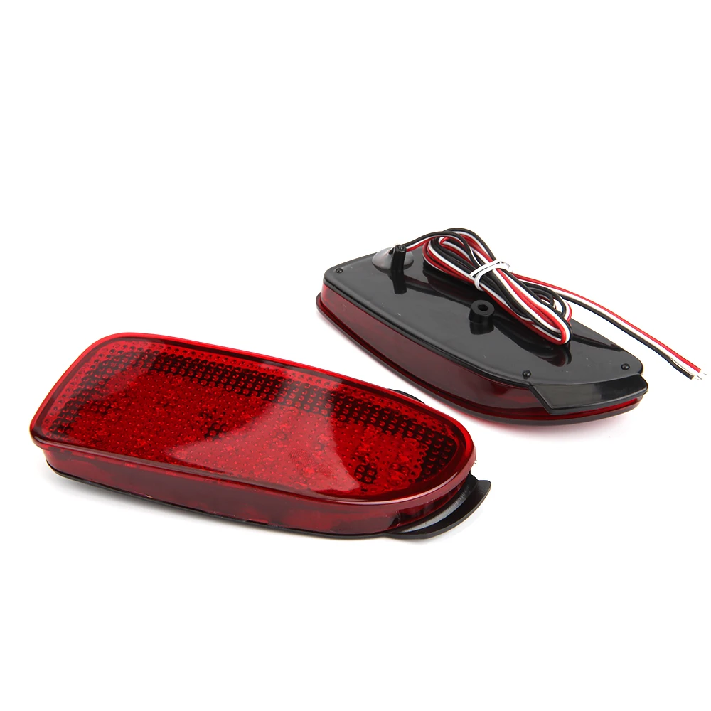 Светодиодная красная лампочка для заднего фонаря стояночного света, тормозной сигнализации и указателя поворота заднего бампера Toyota-Estima серии 30.
