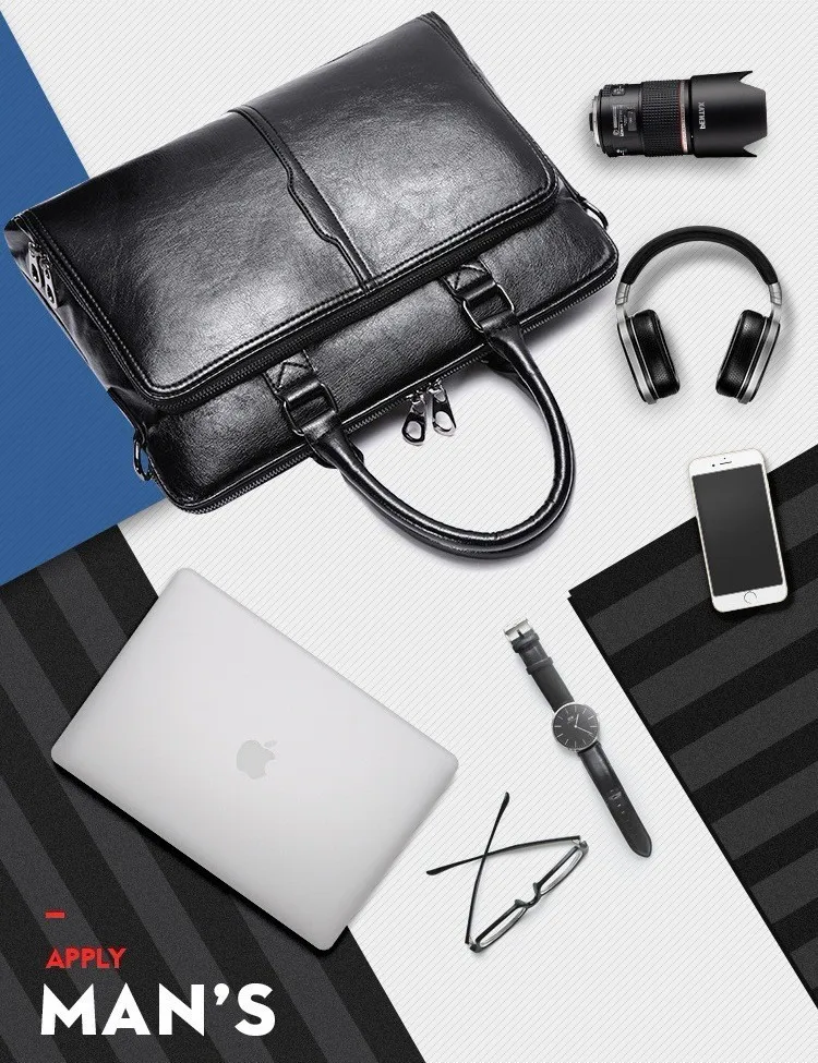 Модные мужские сумки-мессенджеры, кожаные сумки через плечо Bolso Hombre, Бизнес Портфель для ноутбука, мужская сумка Bolsa Masculina