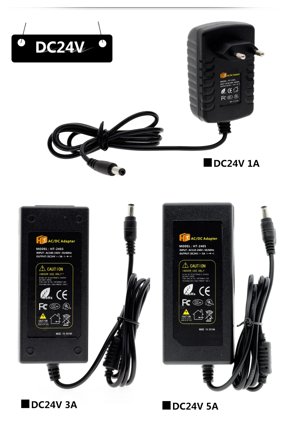 DC5V 12V 24V Светодиодный источник питания 1A 2A 3A 5A 6A 8A 10A AC100-240V трансформаторы адаптер питания конвертер для светодиодной ленты света