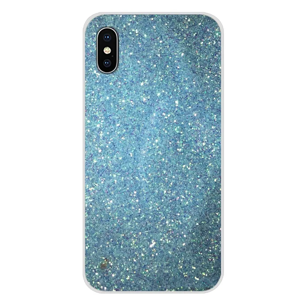 Мягкие прозрачные чехлы для Xiaomi Redmi Note 6A MI8 Pro S2 A2 Lite Se MIx 1 Max 2 3 Oneplus 6T Teal Blue Glitter Art |