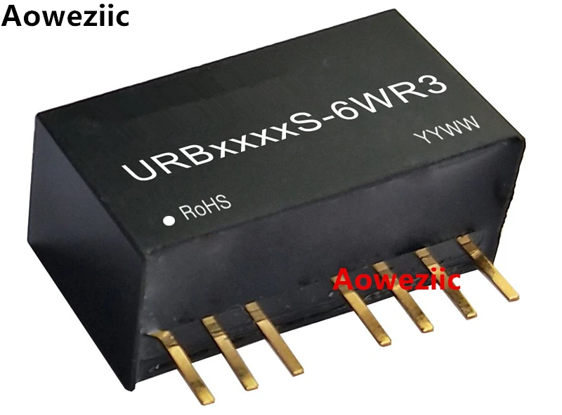 Aoweziic 2 шт./лот URB2405S 6WR3 6W URB2405 новый оригинальный SIP7 вход: 9 36 в выход: В 0.667A DC 1.6kV