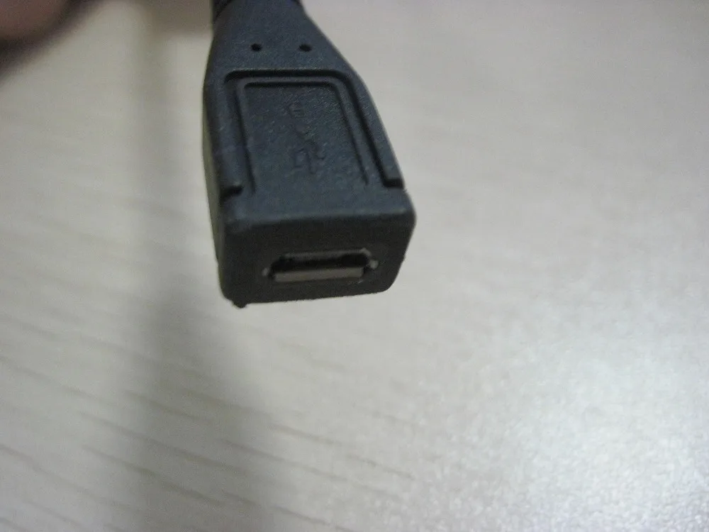 10 шт./лот Mini USB - Micro кабель для зарядки данных B штекер Женский провод 25 см #46 |
