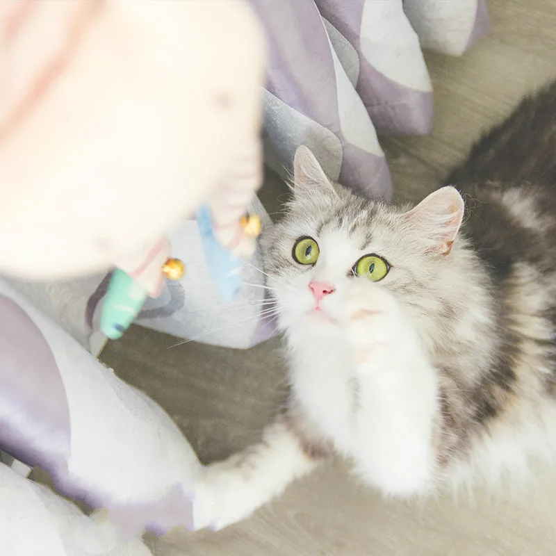 Latest Cat Toy Door Knob Hanging Teaser Cute Cartoon Toys for Cats Health Pets | Дом и сад